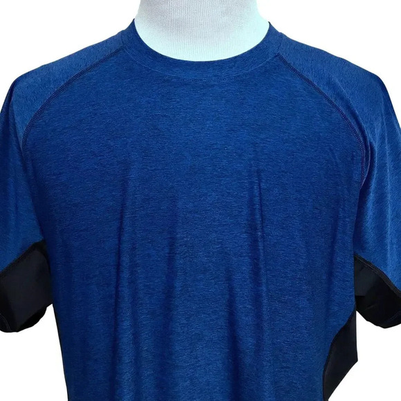 Lands' End NWT Mixed Media Swim Tee Men Various - Picture 2 of 10